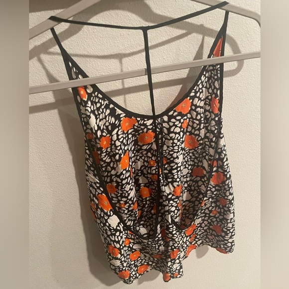 Reformation floral tank top blouse size M/L - Picture 2 of 5